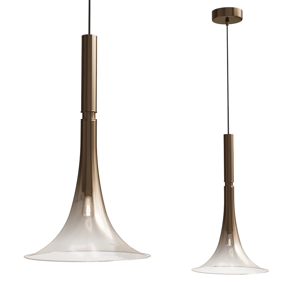 Italamp - Pendant lamp Baffo 3D Model