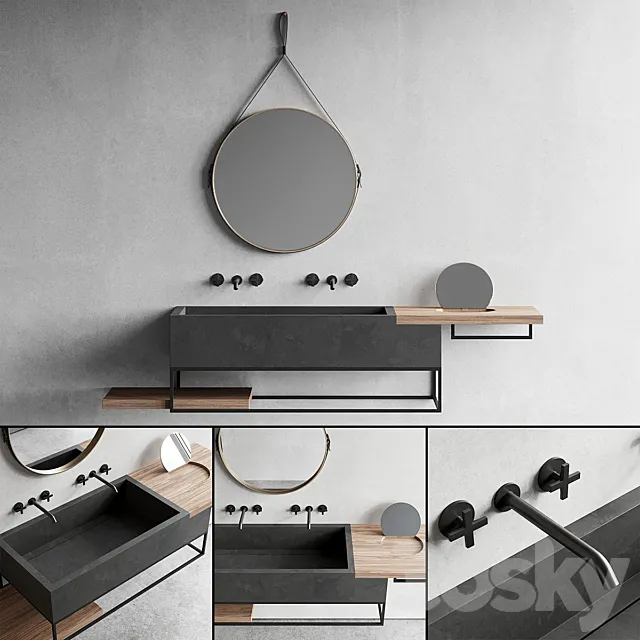 Italgraniti ACQUA B Set 2 3D Model