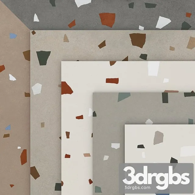 Italgraniti Naunces Terrazzo 3D Model Free