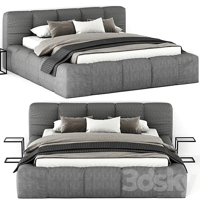 Italia bed 01 3DModel