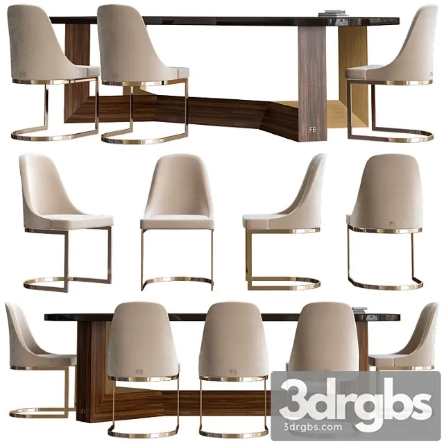 Italian dining day 1 franco bianchini 2 3D Model Free