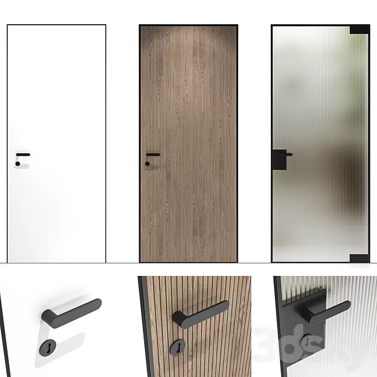 Italian Doors 220 3D Model
