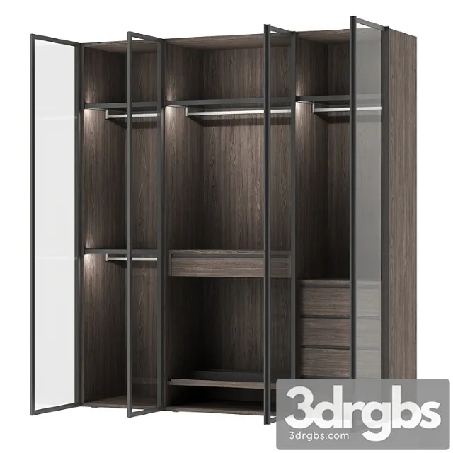Italian Glass Wardrobe Scrigno From Sangiatsomo 3D Model Free
