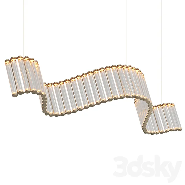 Italian lamp Coppibartali by Viabizzuno 3D Model