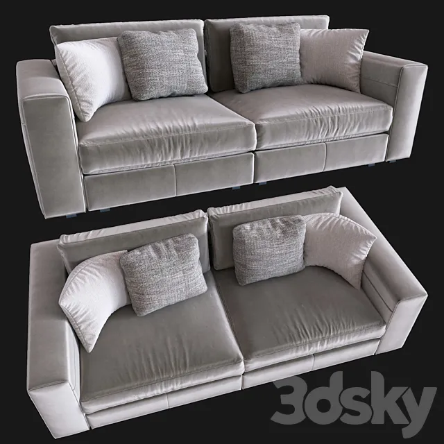 Italian Sofa 3D Model