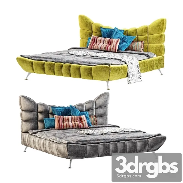 Italianskaia Stilnaia Sovremennaia Krovat Cloud 7 Ot Bretz 3D Model Free