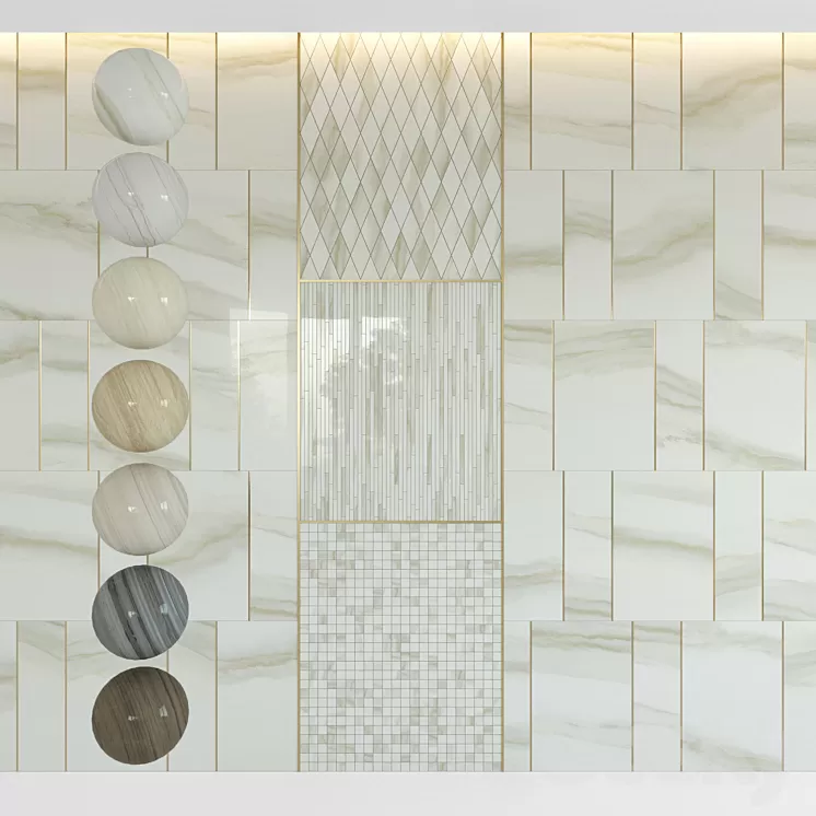 Italon Charme Advance Decor set1 3D Model