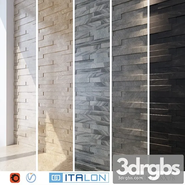 Italon climb brick 3d 28x78 3D Model Free