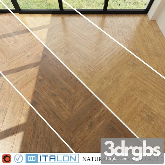 Italon natural life wood 225x90 part 3 3D Model Free