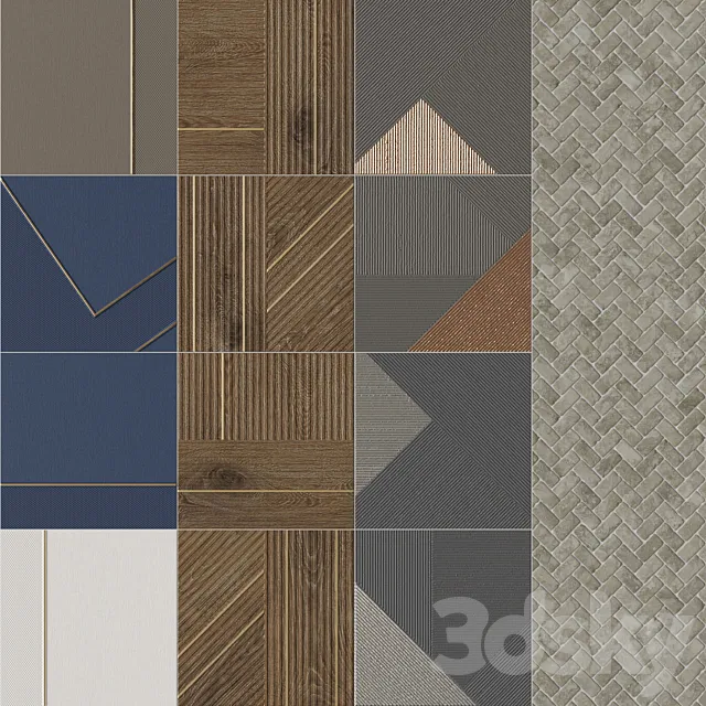 Italon Wonderful life Terraviva Play Decor set3 3D Model