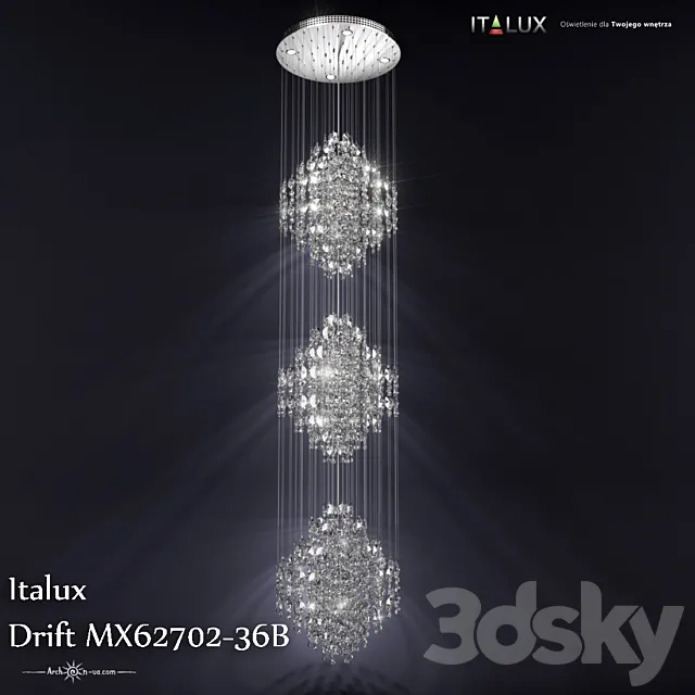 Italux Drift MD62702-36B 3DModel