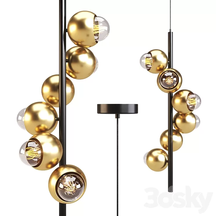 Italux: Pendant Lamp - Malmo 3D Model