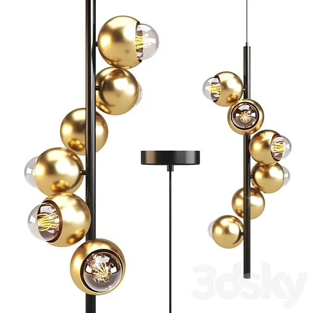 Italux: Pendant Lamp - Malmo 3DModel