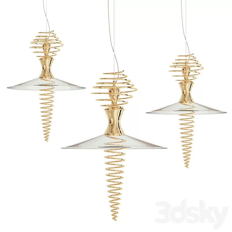 Italy Designer dining room Pendant 3D Model