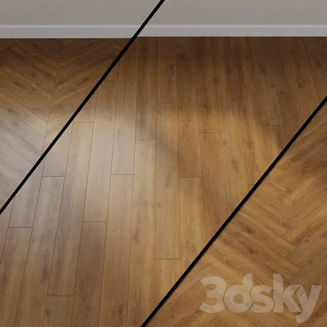 ITEM NO. 537402 HARO Laminate floor TRITTY 200 Aqua Gran Via 4V Honey Veneto Oak * authentic mat. 3D Model