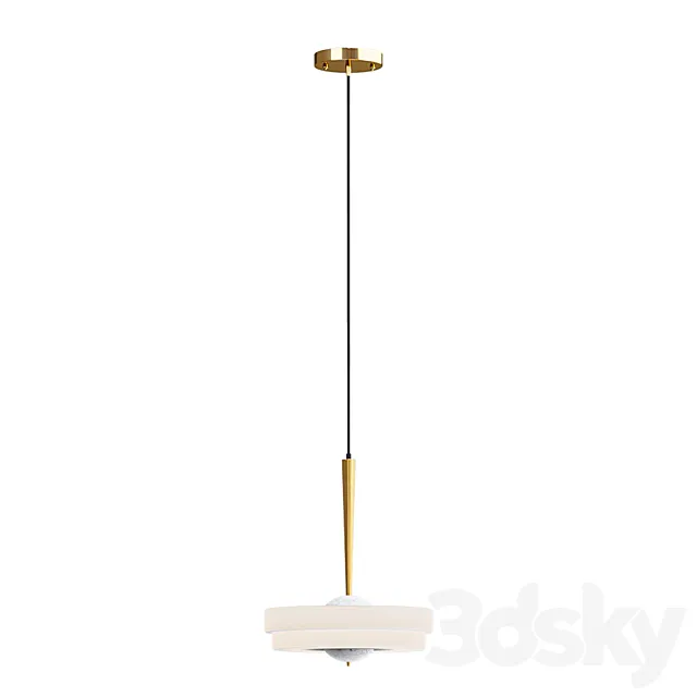 Item: PD854Q Pendant lamp HEL by Romatti green 3D Model