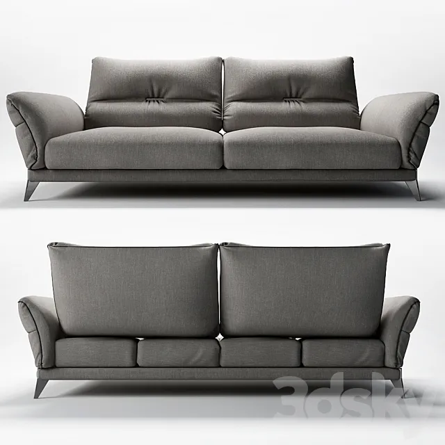 ITINERAIRE LARGE 3-SEAT SOFA 3DModel