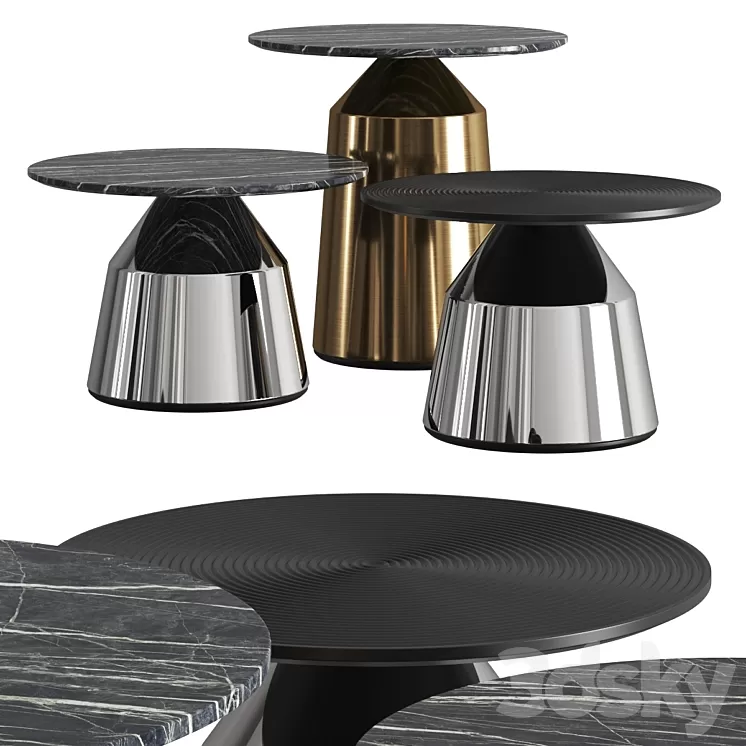 IvaDecorStudio Vertigo Coffee Tables 3D Model