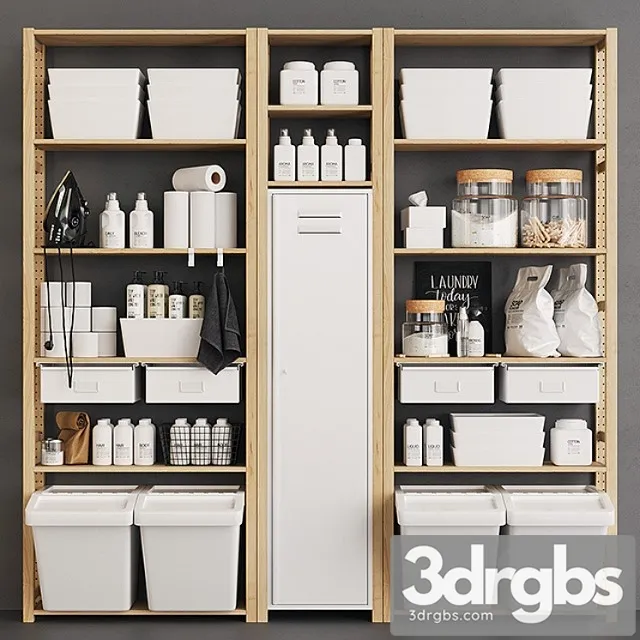 Ivar Monotone Pantry 3D Model Free