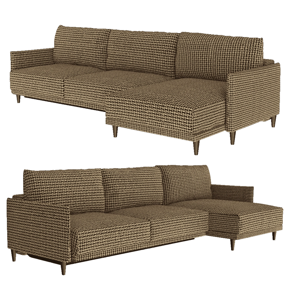Ivasa - Sofa HVOYA corner folding 3D Model