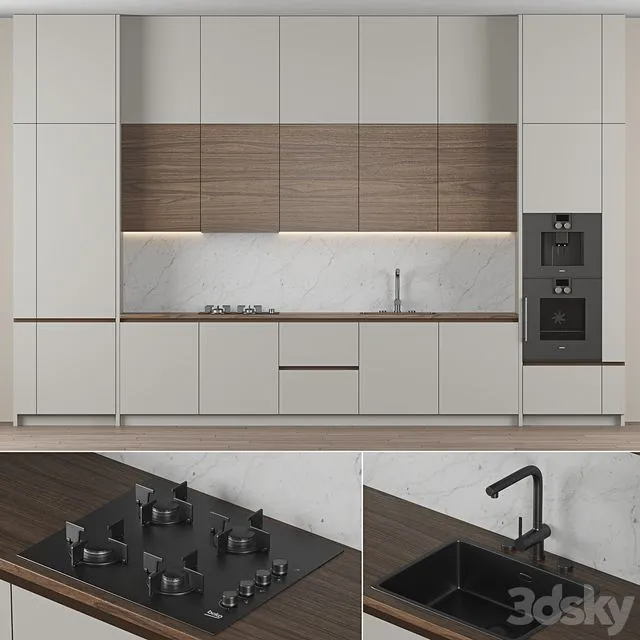 IVORY KITCHEN MODEL 3 3D Model