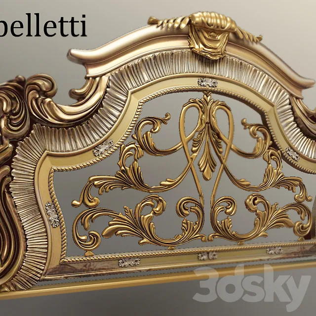 izgolove to bed CAPPELLETTI 3D Model