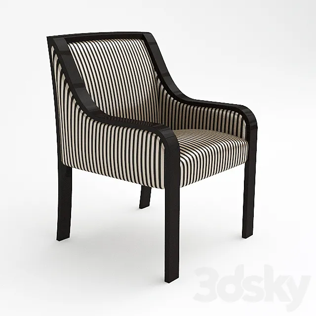 J Robert Scott Ribbon Dining Armchair 3D Model