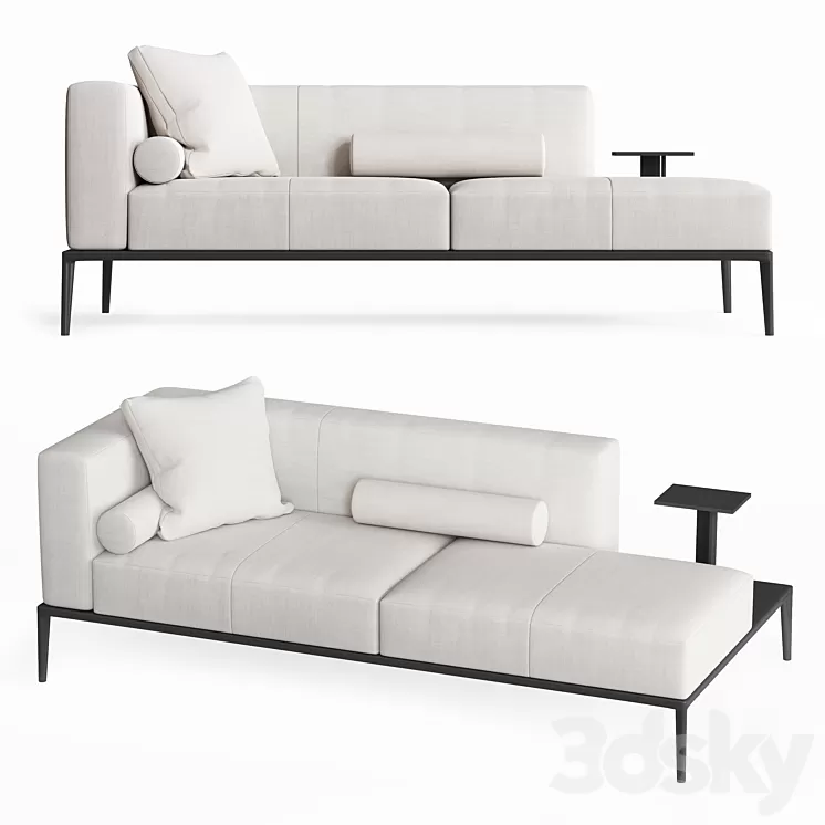 Jaan Living sofa by Walter Knoll 3D Model