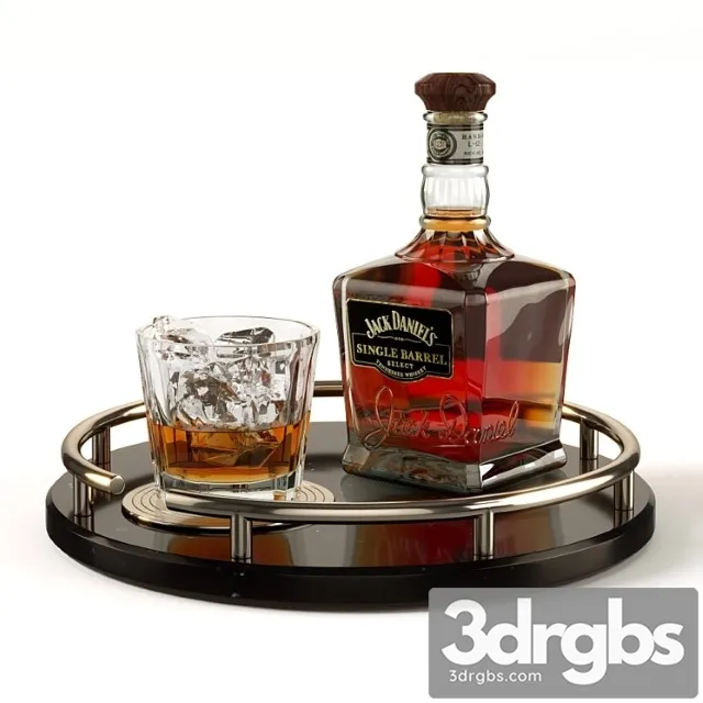 Jack daniel& 3D Model Free