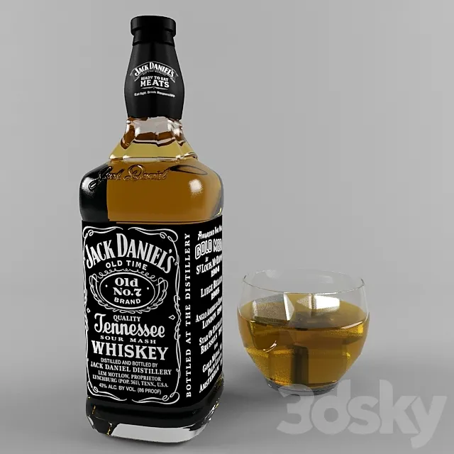 Jack daniels 3D Model