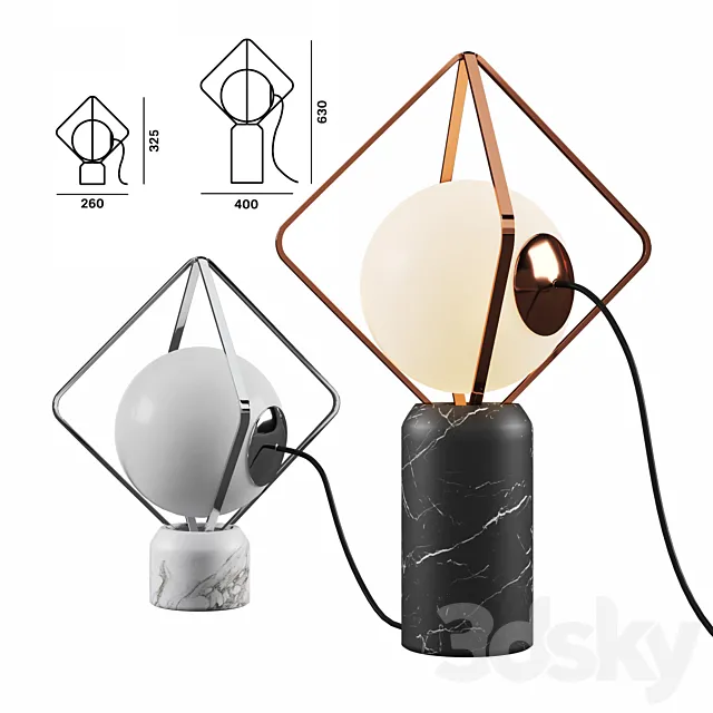 jack-olantern-brokis-table-lamp 3DModel