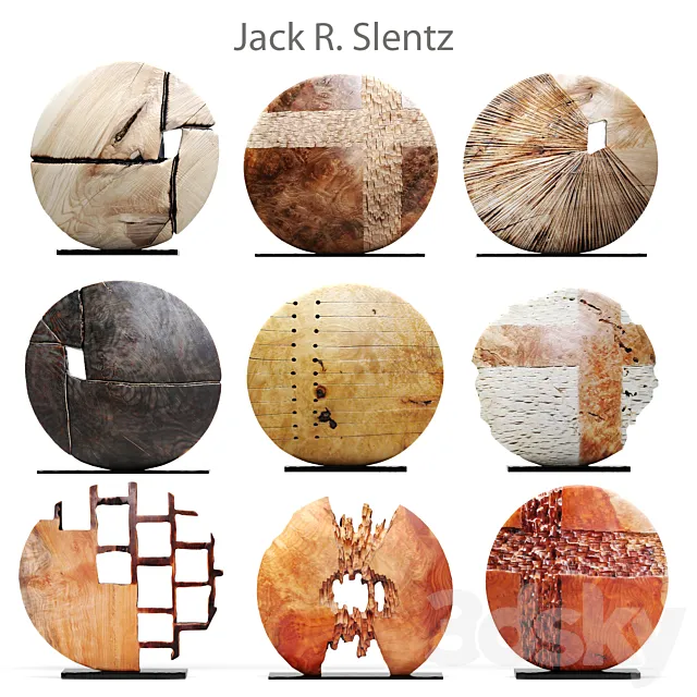 Jack Slentz. decor. sculpture. woodcarving. figurine 3DModel