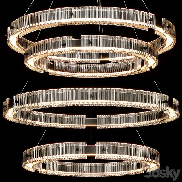 Jackson Led Chandelier 3D Model