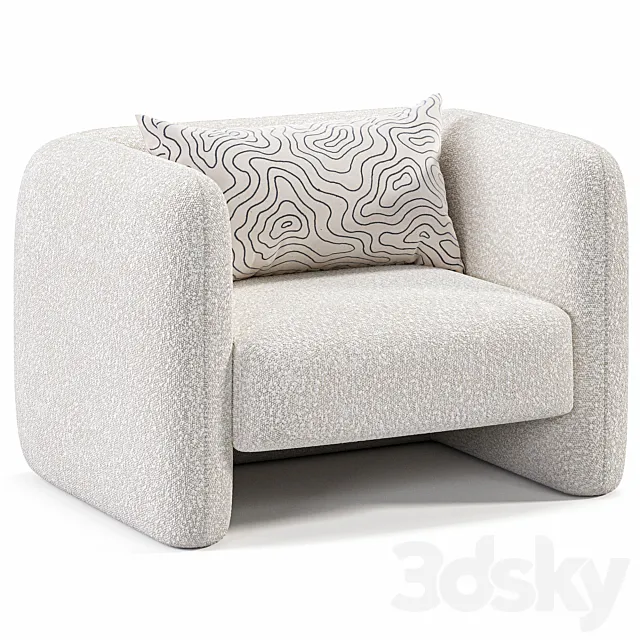 JACOB ARMCHAIR CHAIR BY Studiotwentyseven 3D Model