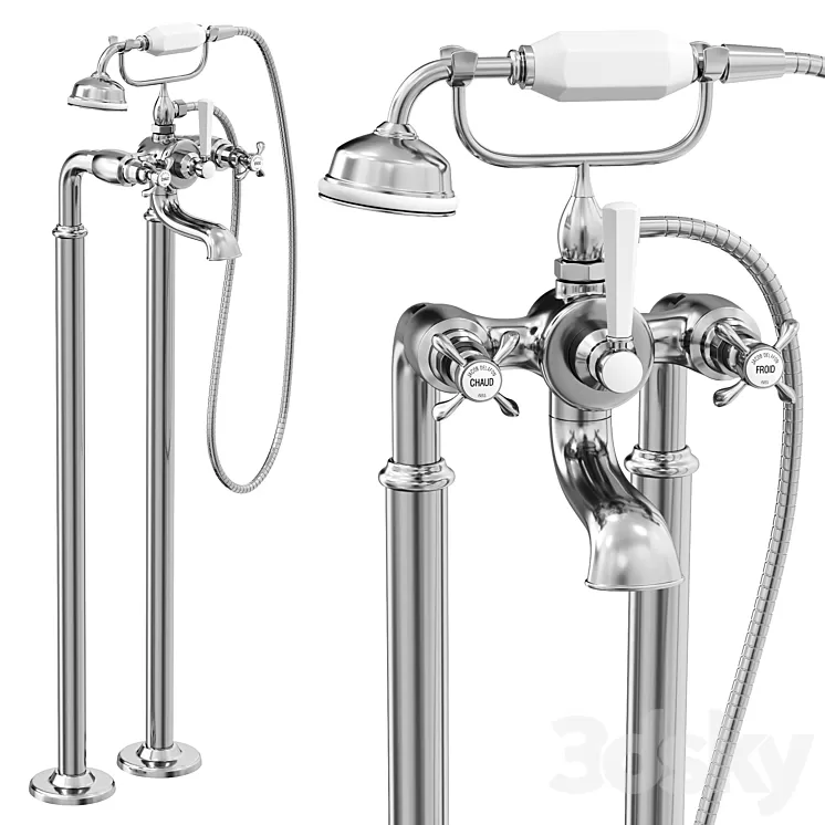 Jacob Delafon CLÉO 1889 floor-mounted bath mixer