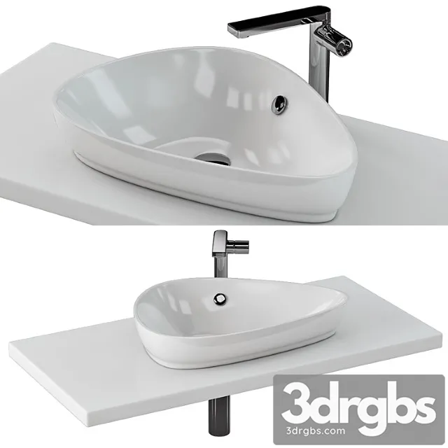 Jacob Delafon Nouvelle Vague 56x40 3D Model Free