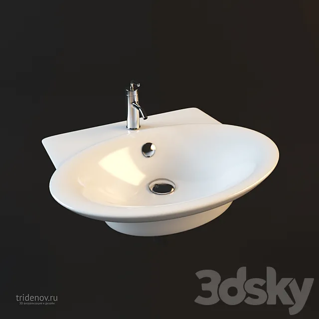 Jacob Delafon Presquile E4438 3DModel