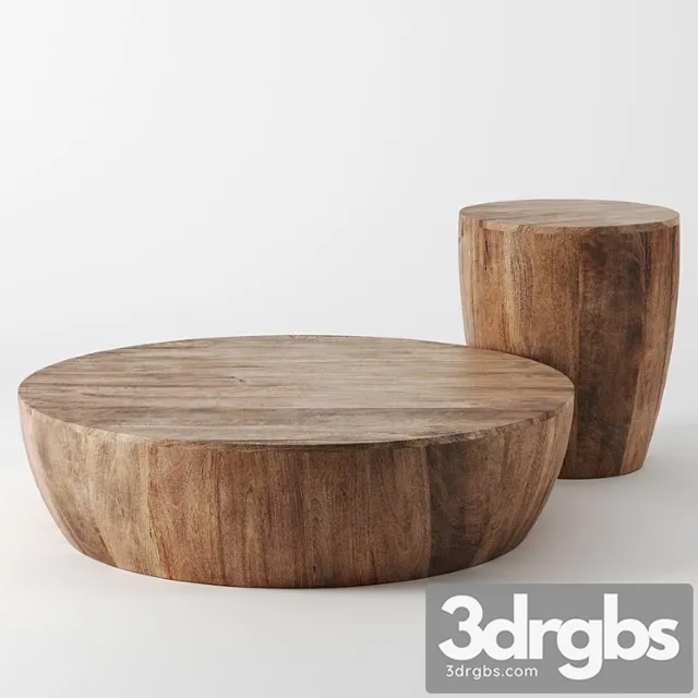 Jacob tables by arteriors 2 3D Model Free