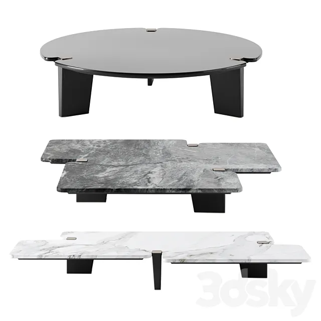 Jacob tables by Minotti 3DModel