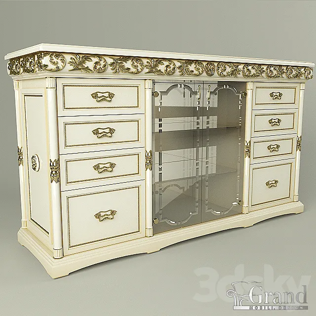 "Jacqueline" chest of drawers "Grand" 3DModel