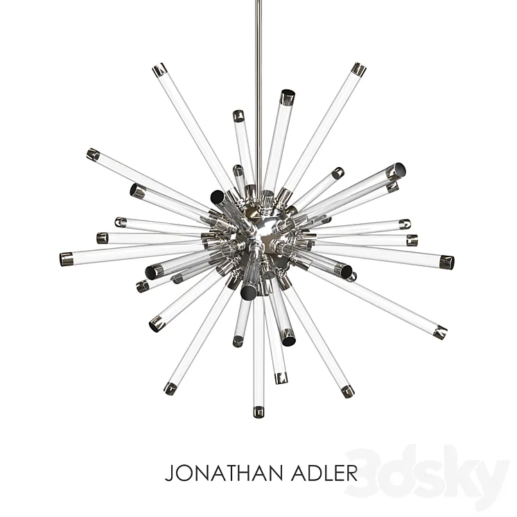 JACQUES SPUTNIK CHANDELIER BY JONATHAN ADLER 3D Model Free