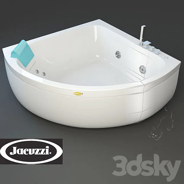 jacuzzi _ Aquasoul Corner 140 3DModel