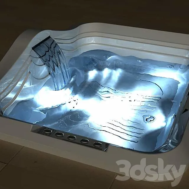 Jacuzzi fonte 3D Model