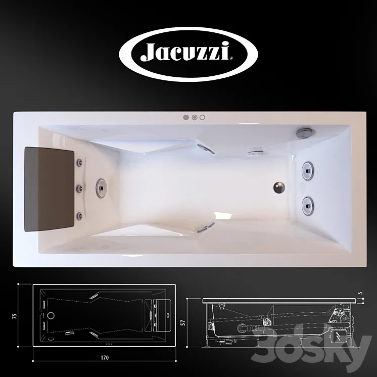 Jacuzzi MyWay 170 3D Model Free