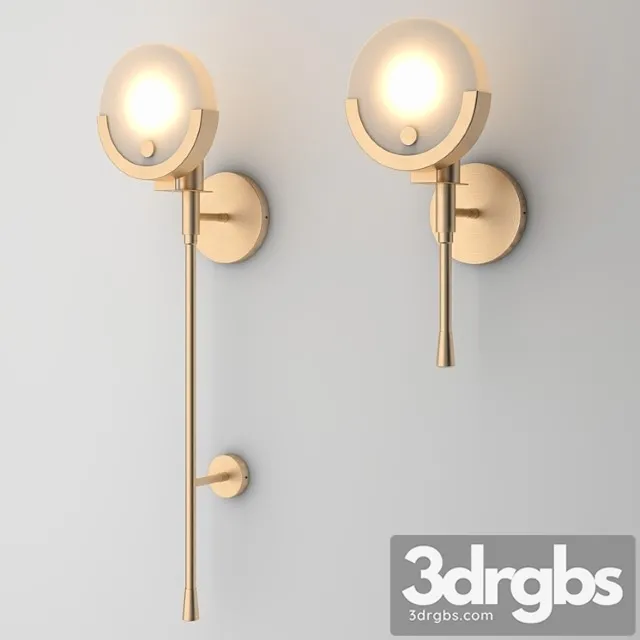 Jade lighting llc nordic post wall lamp 3D Model Download