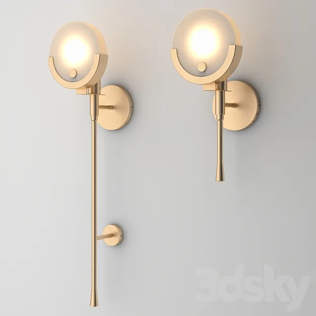 Jade Lighting LLC Nordic Post Wall Lamp 3DModel