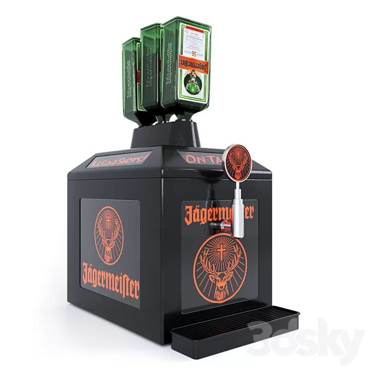 Jagermeister Tap Machine 3D Model