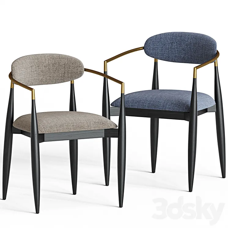 Jagger Dining Chair 3D Model Free