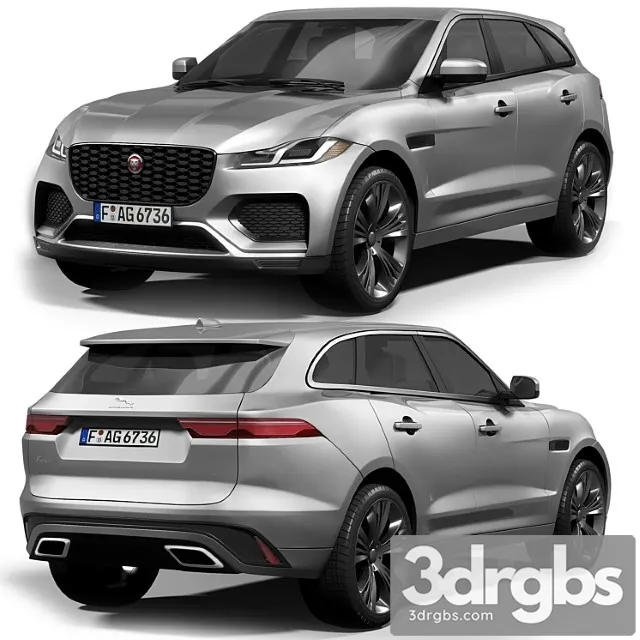 Jaguar F Pace 3D Model Download