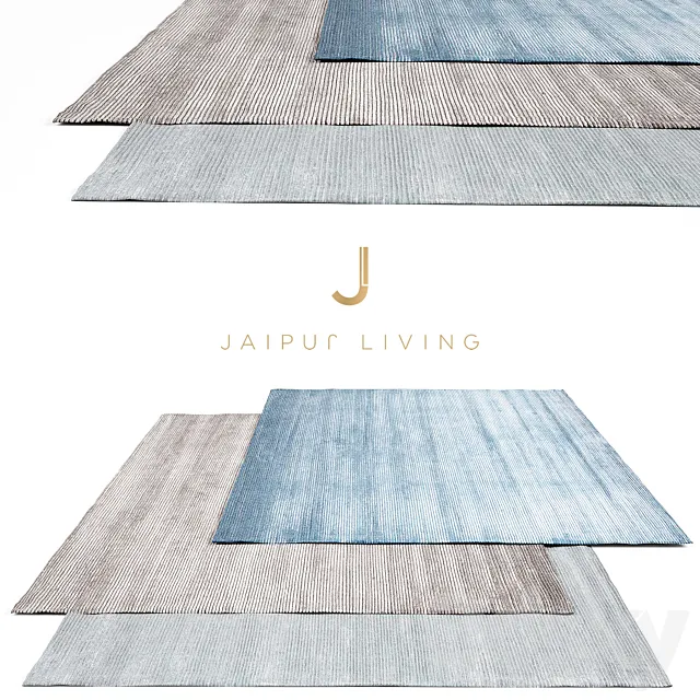 Jaipur Living Basis Rug Set 3D Model